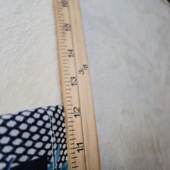 Lucky In Love‎ Wide Leg Copa Culotte Cropped Pants Medium Tropical Floral Golf - Picture 6 of 10